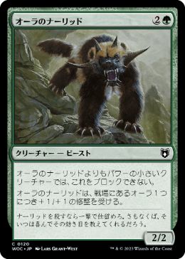 0120 【JP】 オーラのナーリッド/Aura Gnarlid WOC