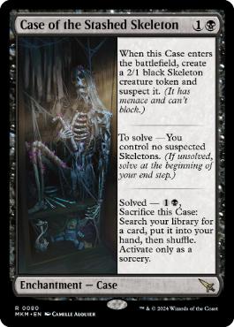 0080 【EN】 謎の骸骨の事件/Case of the Stashed Skeleton MKM