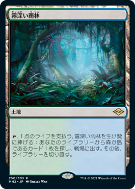 0250 【JP】 霧深い雨林/Misty Rainforest MH2