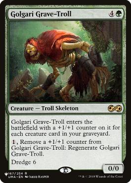0114 【EN】 ゴルガリの墓トロール/Golgari Grave-Troll UMA The List
