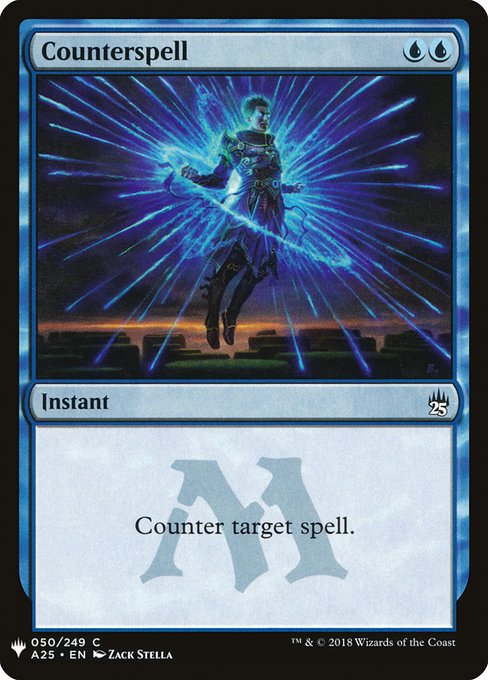 0050 【EN】 対抗呪文/Counterspell A25 The List