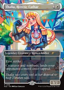 01428 【JP】 ■ボーダーレス■ 異端聖戦士、サリア/Thalia, Heretic Cathar SLD