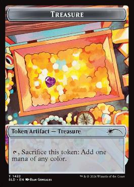 01432 【JP】 ■ボーダーレス■ 宝物トークン/Treasure Token SLD