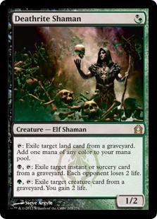 0213 【EN】 死儀礼のシャーマン/Deathrite Shaman RTR