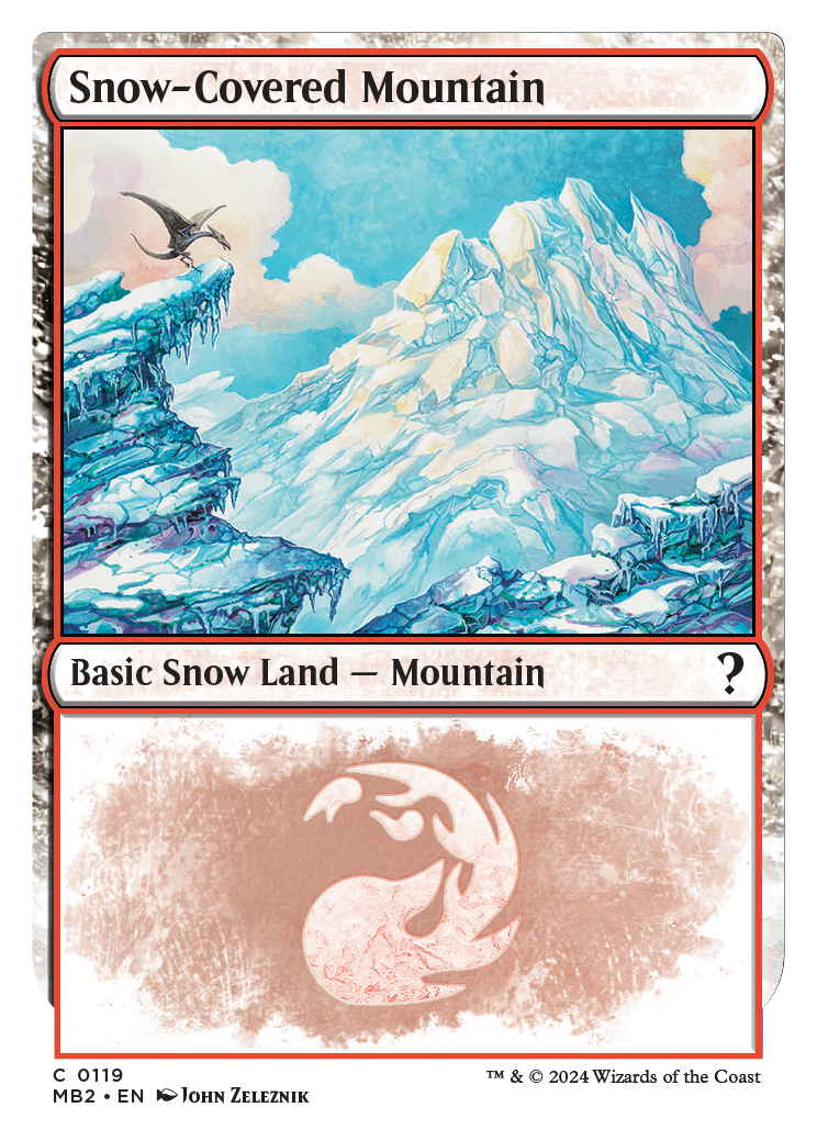 0119 【EN】 冠雪の山/Snow-Covered Mountain MB2