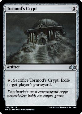 0235 【EN】 【Foil】 トーモッドの墓所/Tormod's Crypt DMR